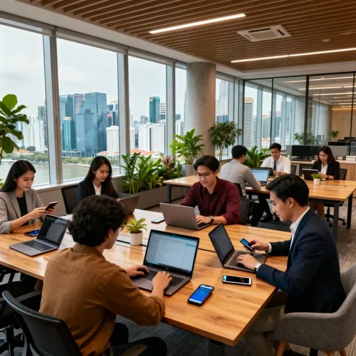 Our team at work